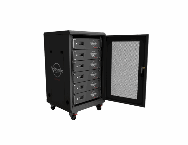 19 inch Serverschrank mit Gittertür 22HE + integrierter Voltsmile RPC 300A Sammelschiene + Anschlusskabel