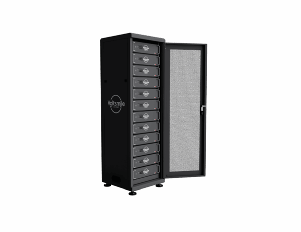 19 inch Serverschrank mit Gittertür 44HE + integrierter Voltsmile RPC 300A Sammelschiene + Anschlusskabel