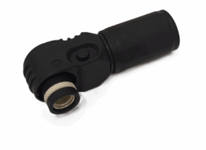Winkelstecker 200A schwarz (Minus-Pol) für Pytes V5°a Akkus