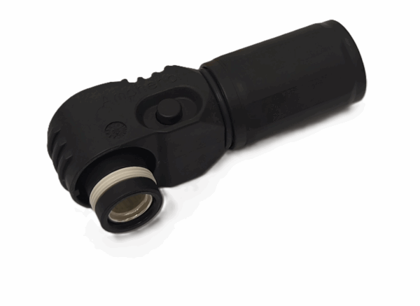 Winkelstecker 200A schwarz (Minus-Pol) für Pytes V5°a Akkus