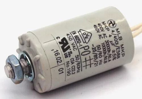 Kondensator 4 µF MKP 460V AC