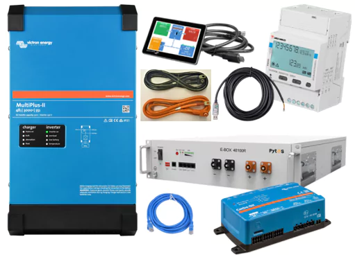 Erweiterung für Balkonkraftwerk mit Speicher - Paket 1 mit 3kVA Wechselrichter 5,1kWh Speicher