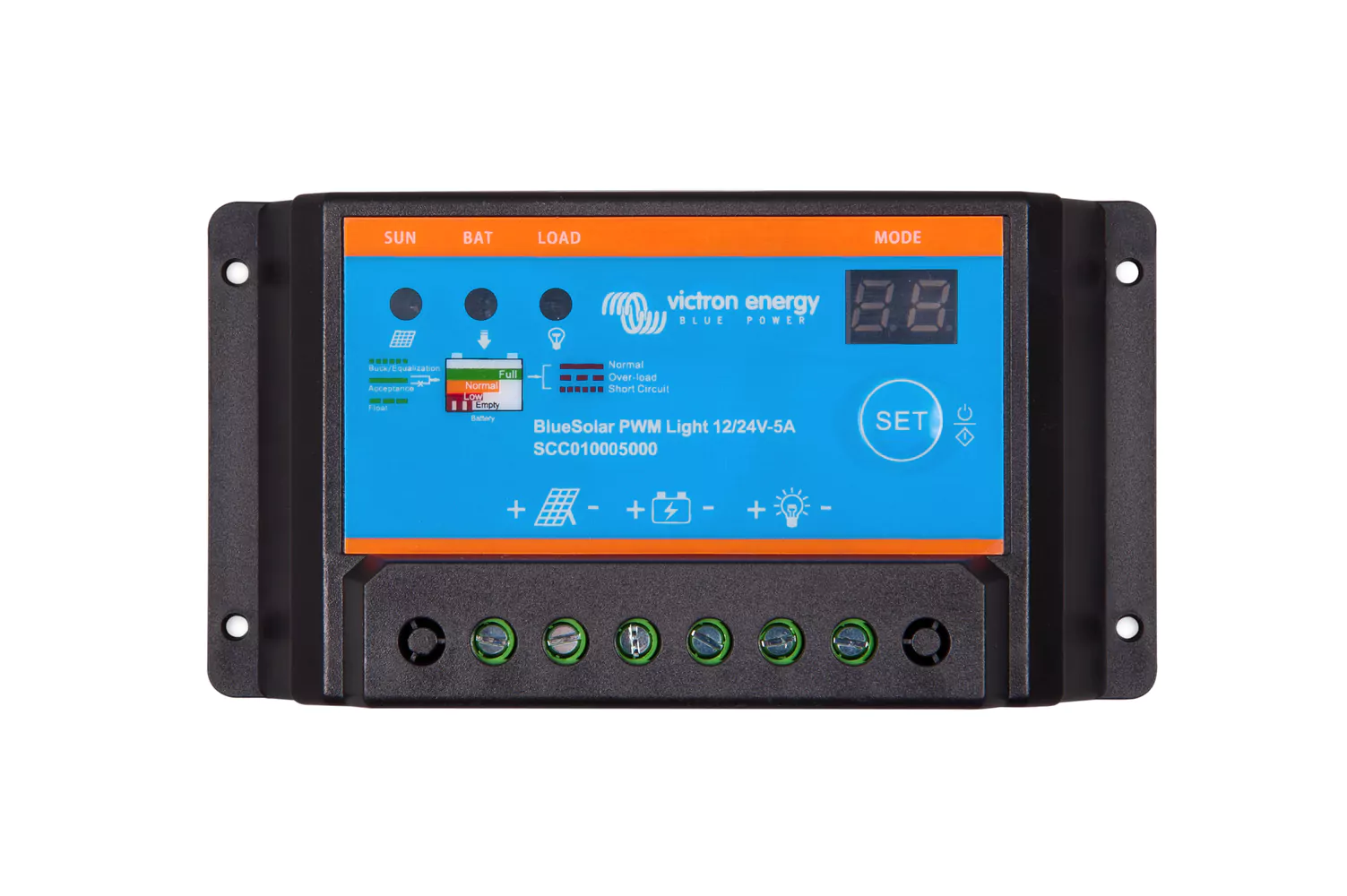 Victron Energy BlueSolar PWM-Light 12V & 24V 5A SCC010005000
