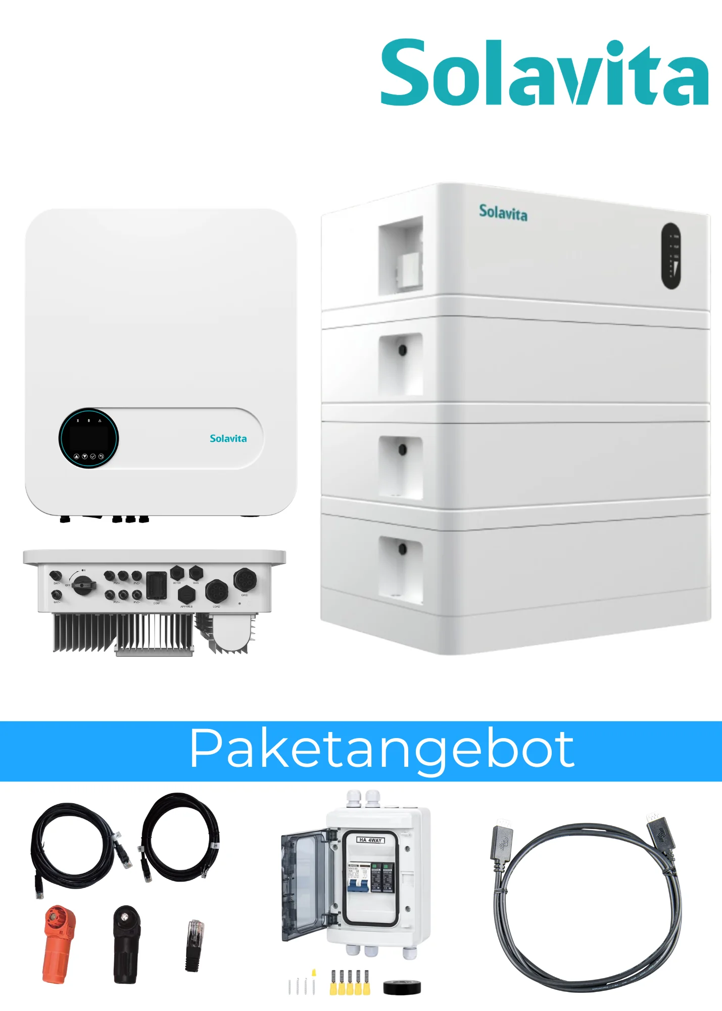 Solavita Hybrid-Speicherpaket 5kW