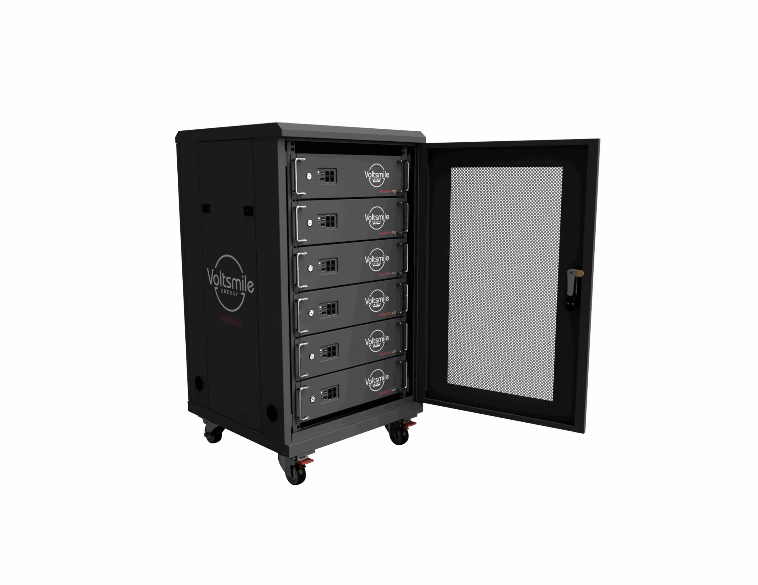 19 inch Serverschrank mit Gittertür 22HE + integrierter Voltsmile RPC 300A Sammelschiene + Anschlusskabel