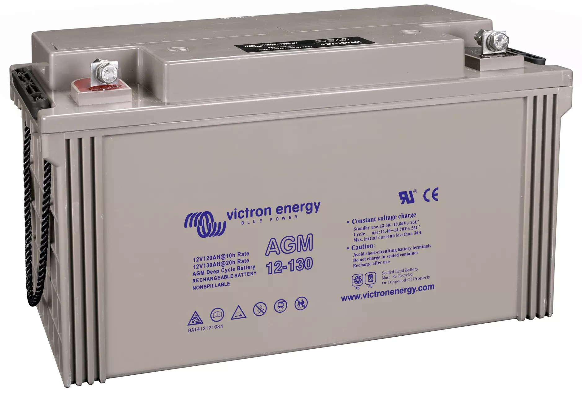 Victron Energy 12V 130Ah AGM Deep Cycle Batt. BAT412121084
