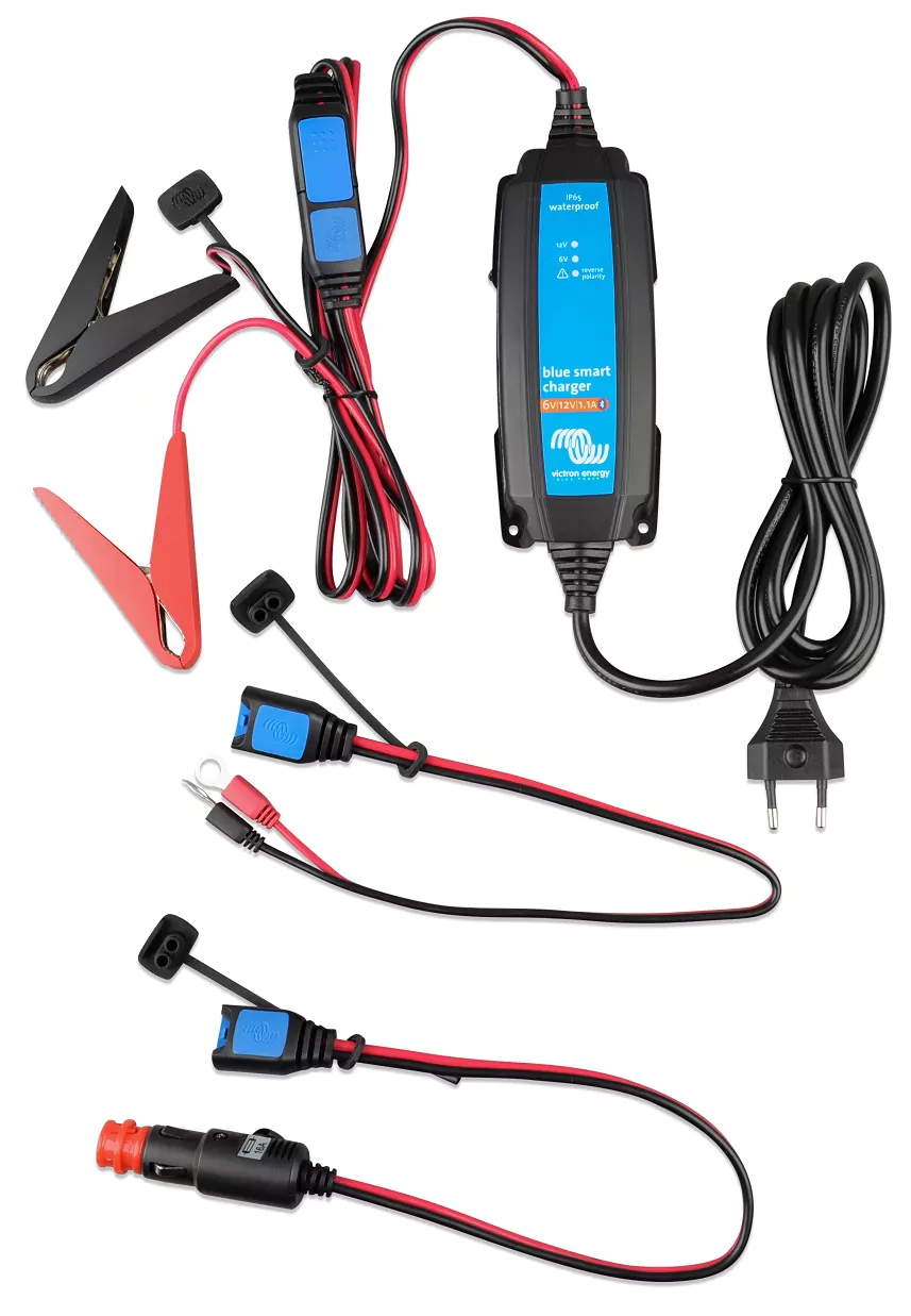 Victron Energy Automotive IP65 Charger 6V/12V-1,1A + DC connector BPC120134034R