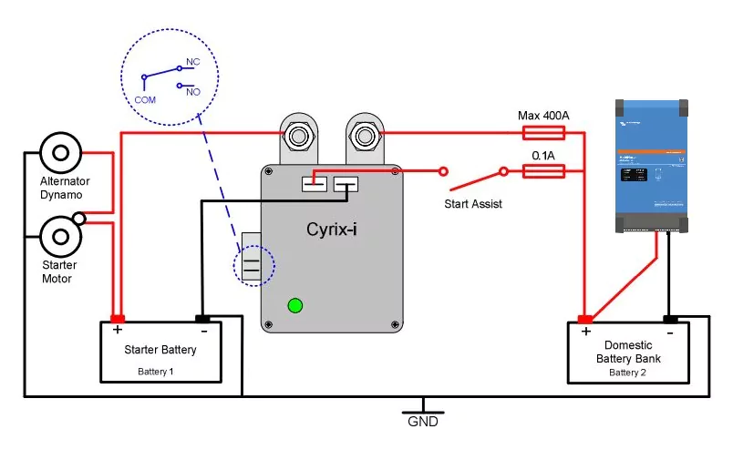 Victron Energy Cyrix-i 12V 24V 400A Intelligent battery combiner CYR010400000 – Bild 2