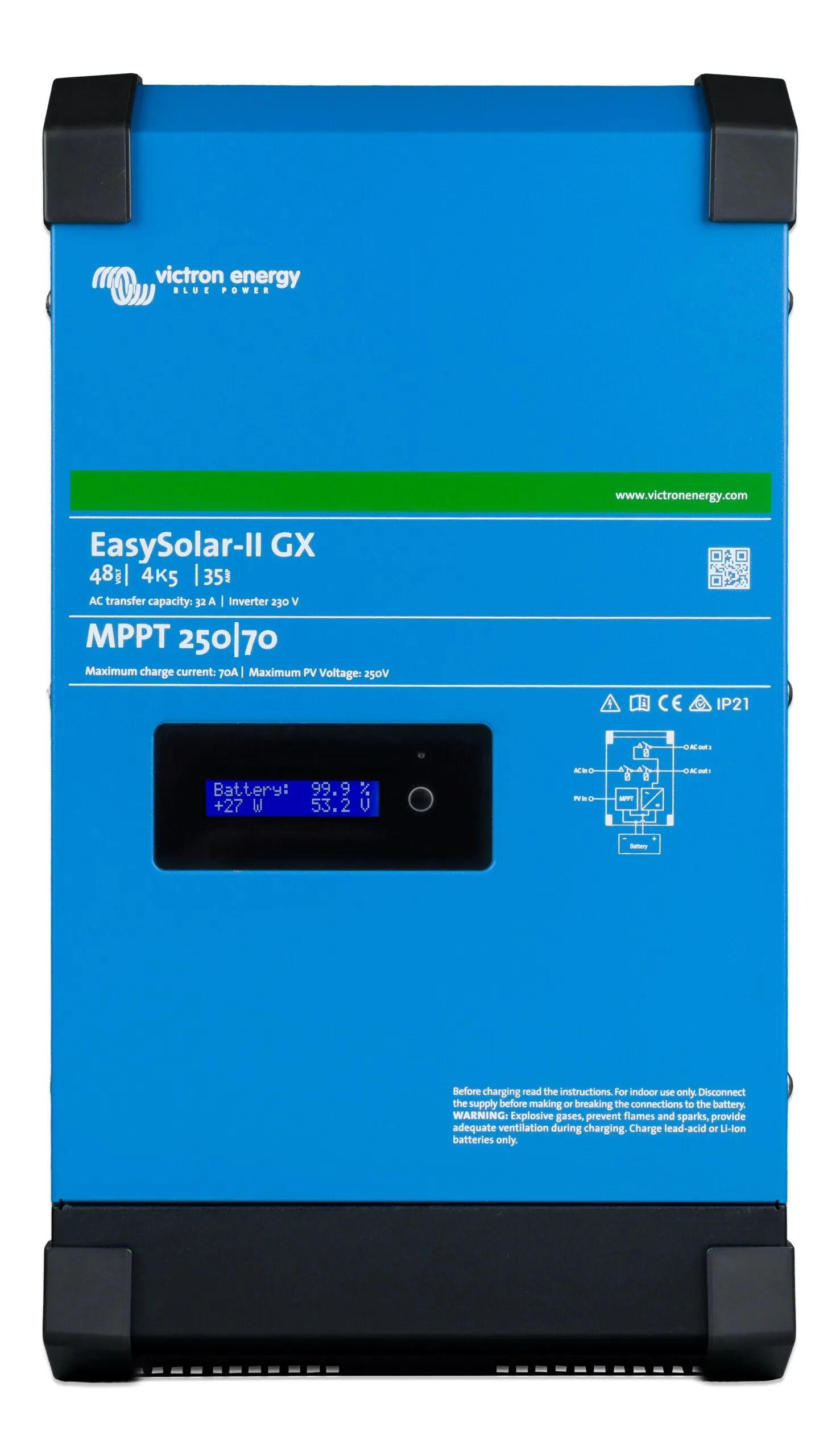 Victron Energy EasySolar-II 48/4K5/35-32 MPPT 250/70 GX PMP482457010