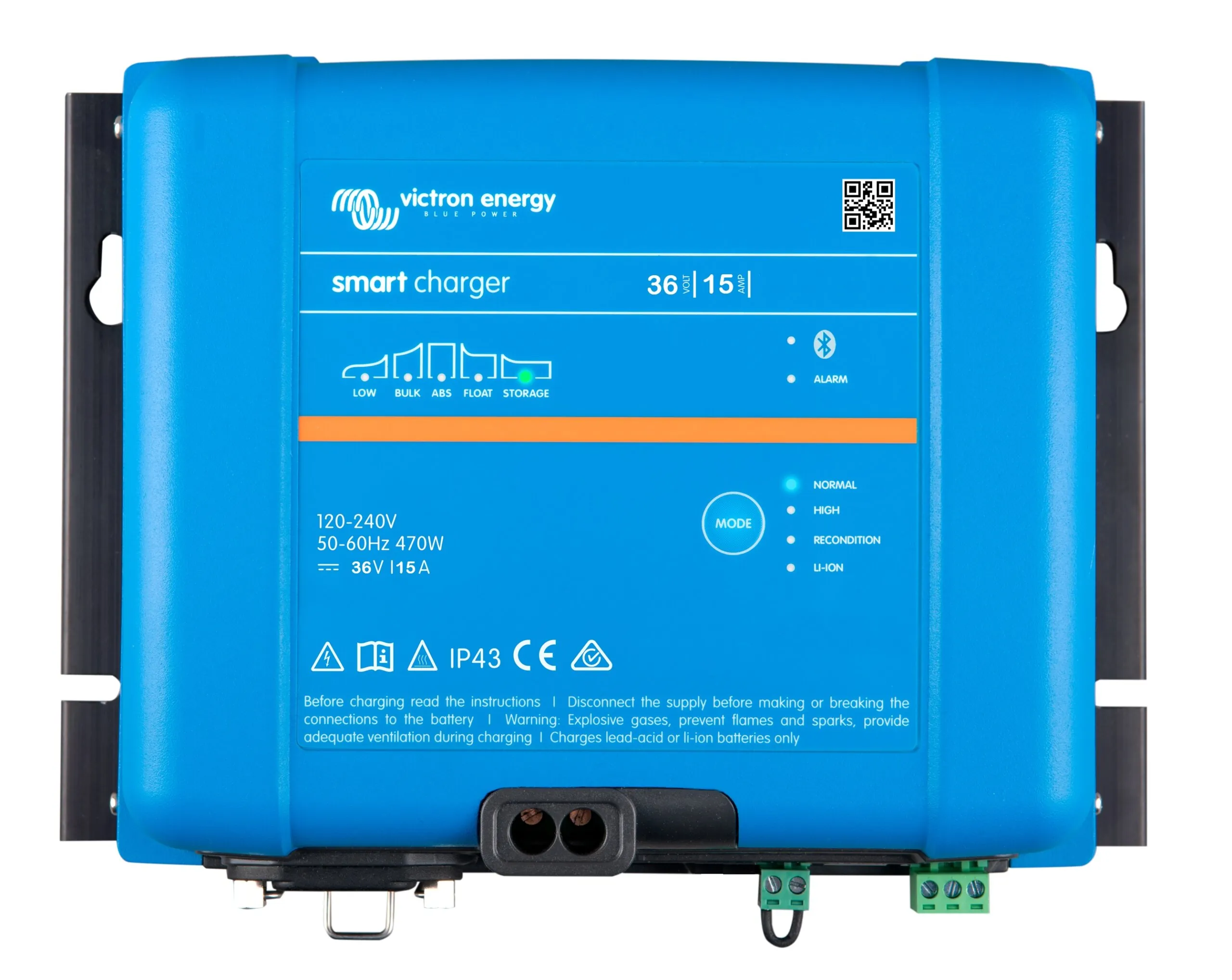 Victron Energy Energy Phoenix IP43 Charger 36/15 (1) 120-240V PSC361550095