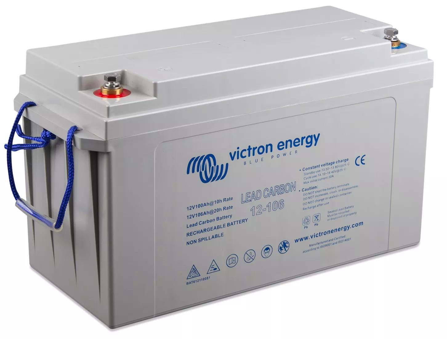 Victron 12V/106Ah Lead Carbon Battery (M8)