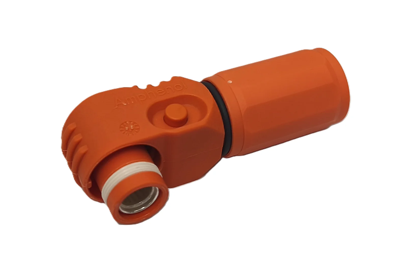 Winkelstecker 200A orange (Plus-Pol) für Pytes V5°a Akkus